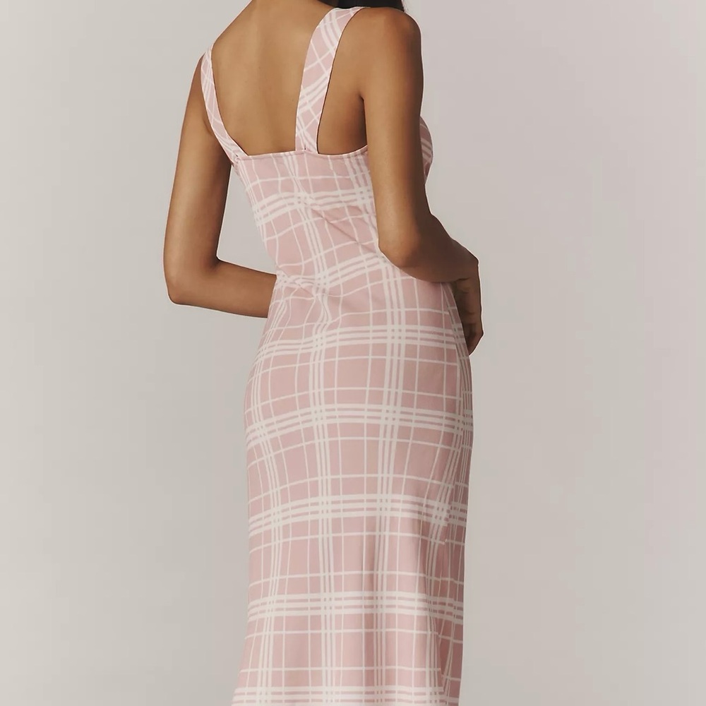 NWT Reformation Beauden Sleeveless V-Neck Crepe Midi Dress - Picture 2 of 11